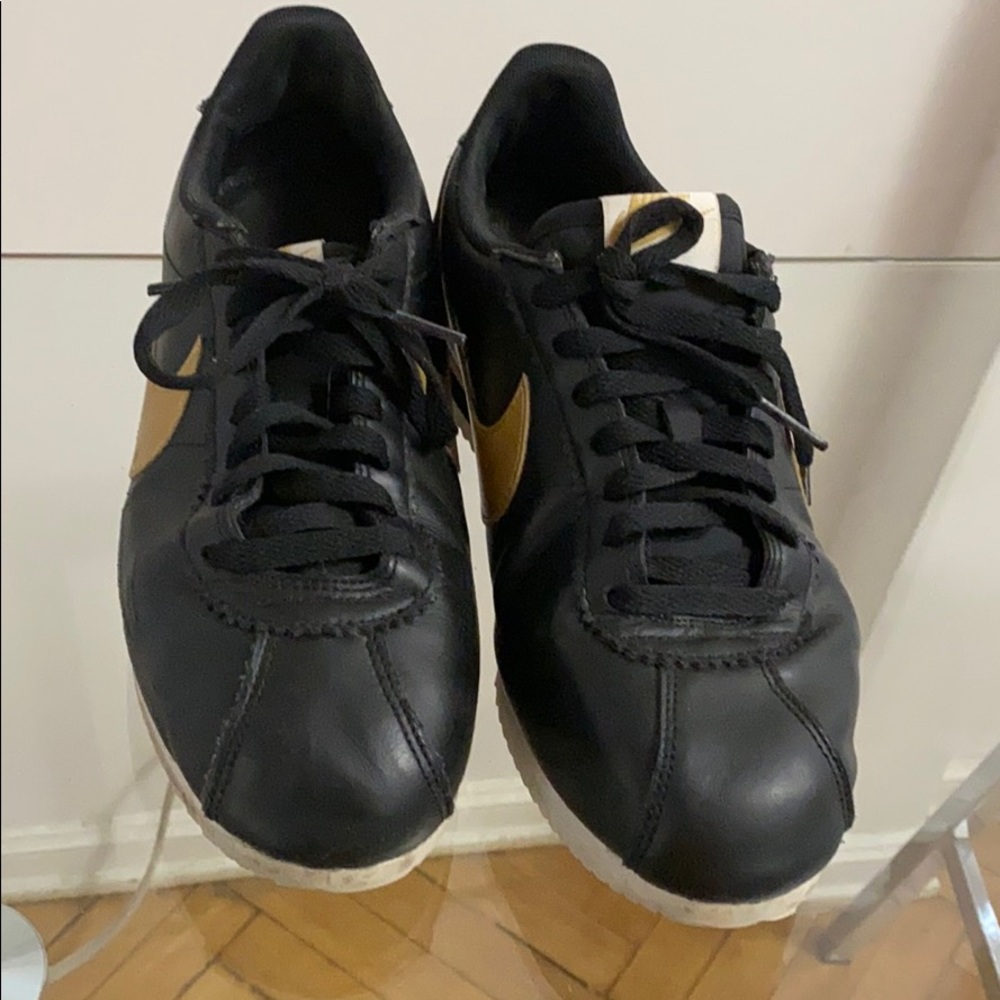 Nike Cortez Ultra QS 'Black Metallic Gold'